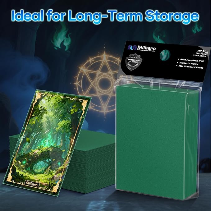500 Count Card Sleeves, Matte Magic Card Sleeves, Smooth Shuffle & Tear - Image 6