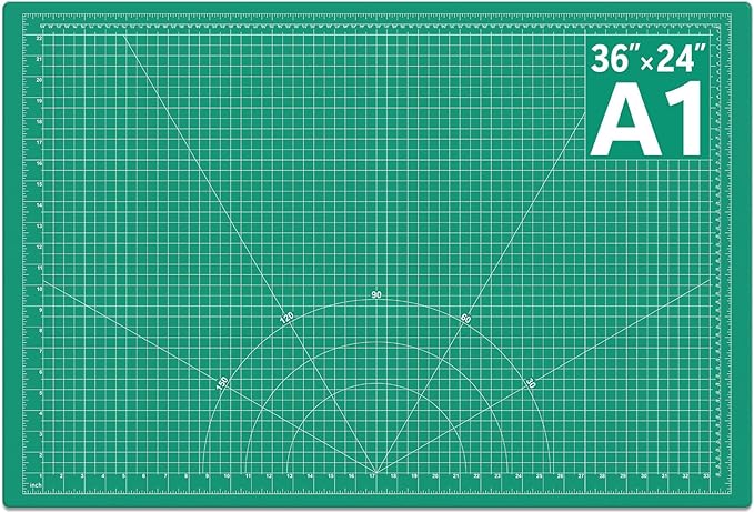 DIYSELF A1 Cutting Mat, 36 x 24 Inch Self Healing Craft Cutting Mat by DIYSELF