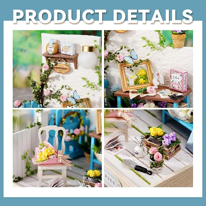 Flever Dollhouse Miniature DIY House Kit Creative Room - Image 3