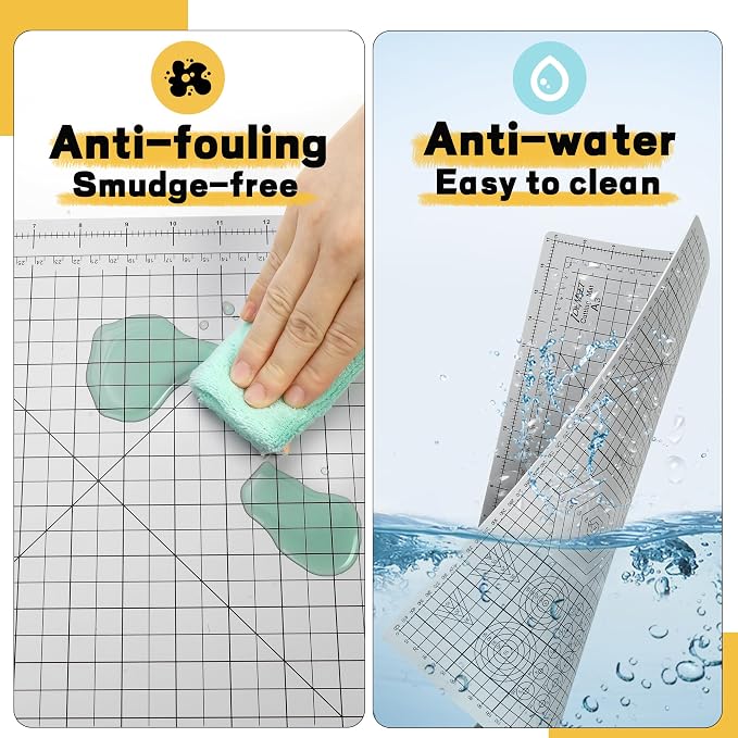 Premium Self Healing Cutting Mat 18'' x 12'', A3 Non-slip Sewing Mat - Image 6