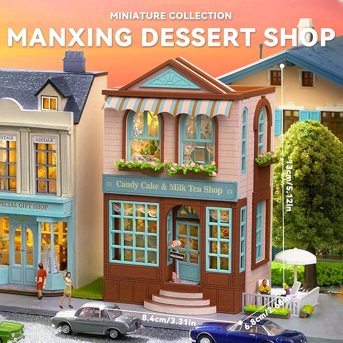 Flever Dollhouse Miniature DIY House Kit Creative Room - Image 2