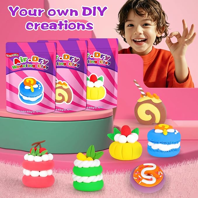 ifergoo Air Dry Clay Kit for Kids - Image 2