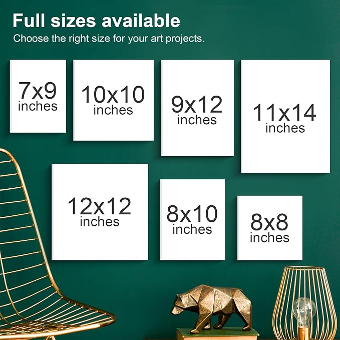 PHOENIX Painting Canvas Panels 7x9 Inch, 24 Bulk Pack - 8 Oz Triple Primed 100% - Image 6