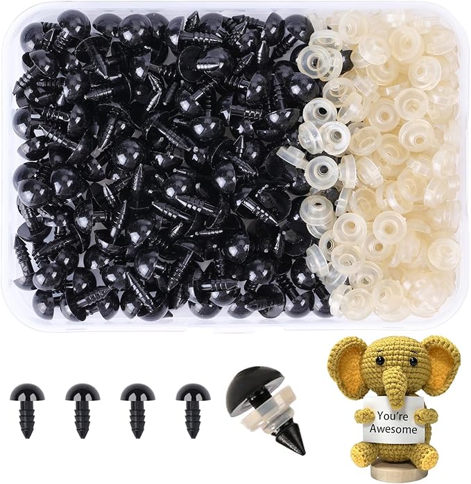 XKDOUS 10mm Safety Eyes, Crochet Eyes by XKDOUS