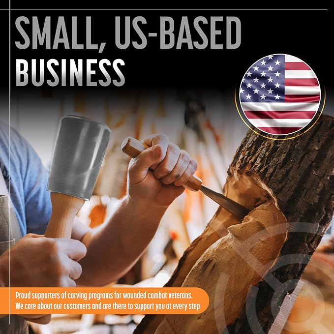 Precision Wood Carving Mallet 15oz - Image 2