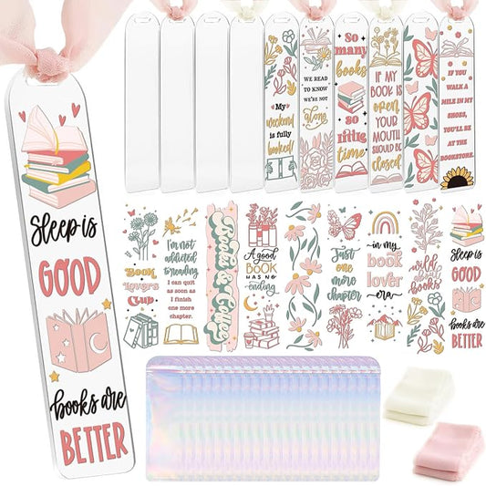 Dazoratix Floral Acrylic Bookmark Blanks by Dazoratix