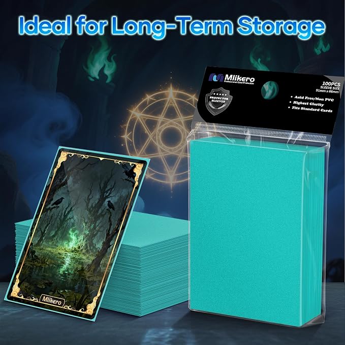 500 Count Card Sleeves, Matte Magic Card Sleeves, Smooth Shuffle & Tear - Image 6