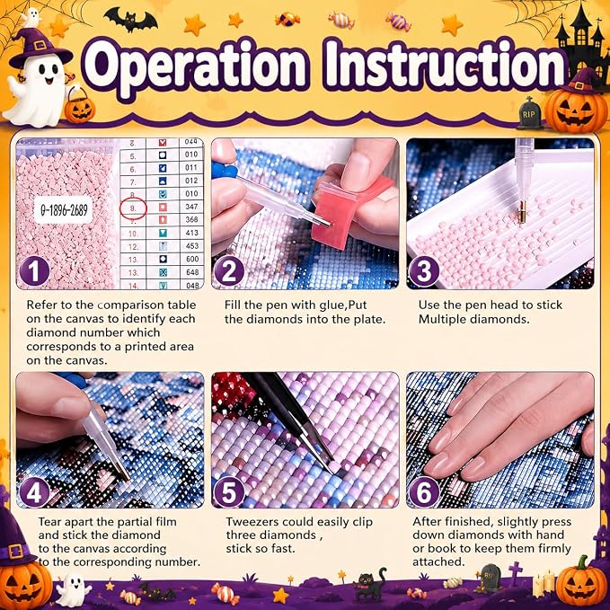 5D Pumpkin Pearl Painting Kit for Adults - Image 6