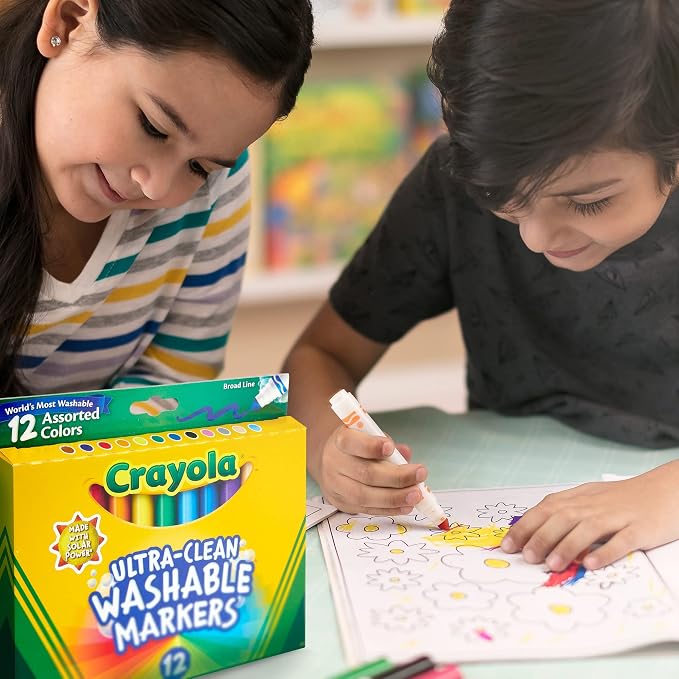Crayola Broad Line Markers, Washable Markers - Image 5