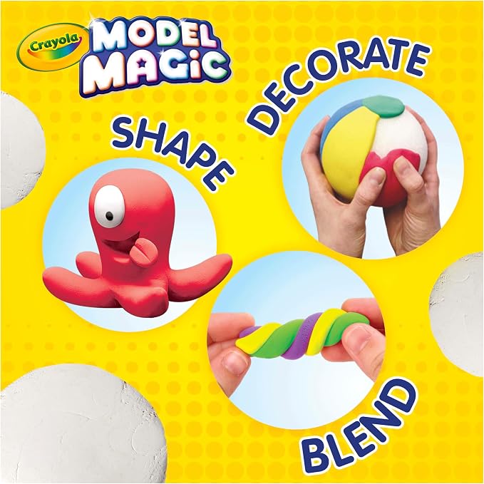 Crayola Model Magic White, Teacher Must Haves & Classroom Essentials, Air‑Dry - Image 4