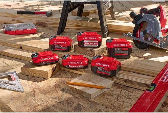 CRAFTSMAN V20 3 Ah Advanced Battery Starter Kit, Includes V20 Battery and - Image 6