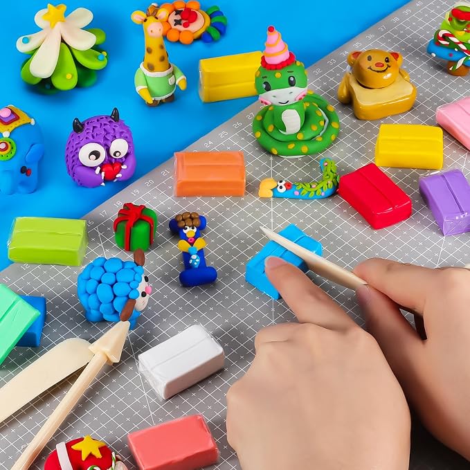 CiaraQ Polymer Clay Kit, Mini Modeling Clay Set | - Image 7