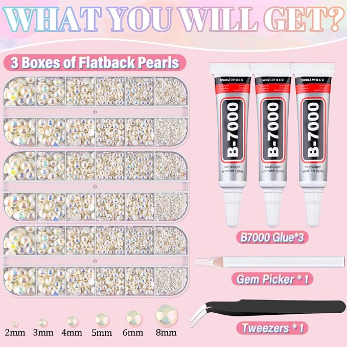 Flatback Pearls for Crafting - Image 2