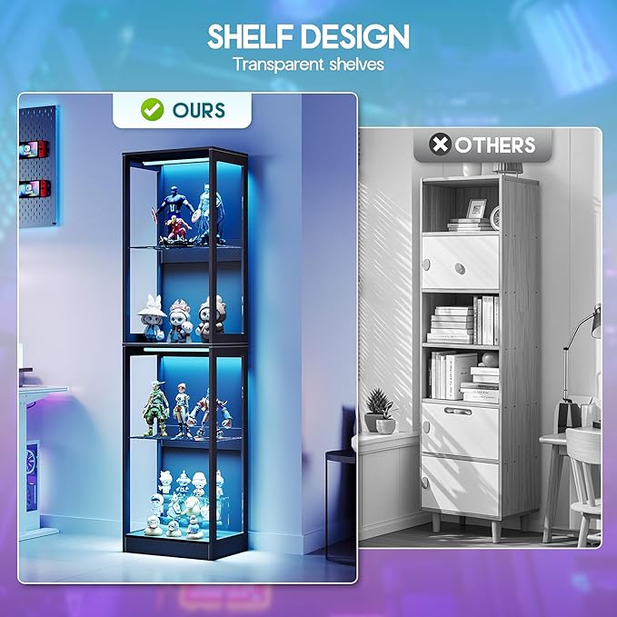 AMERLIFE RGB Display Open Cabinet - Image 5