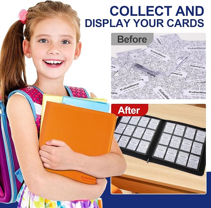 Card Binder – 720 Capacity, Zippered Trading Card Holder - Image 6