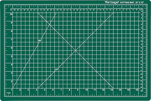 Dahle Vantage 10471 Premium Self-Healing Cutting Mat, 1/2" Grid, 5 Layers by Dahle
