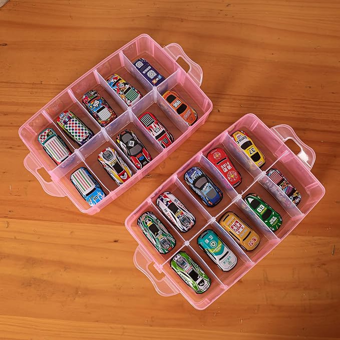 Sooyee 7 Layers Stackable Storage Container, 70 Adjustable Compartments - Image 4