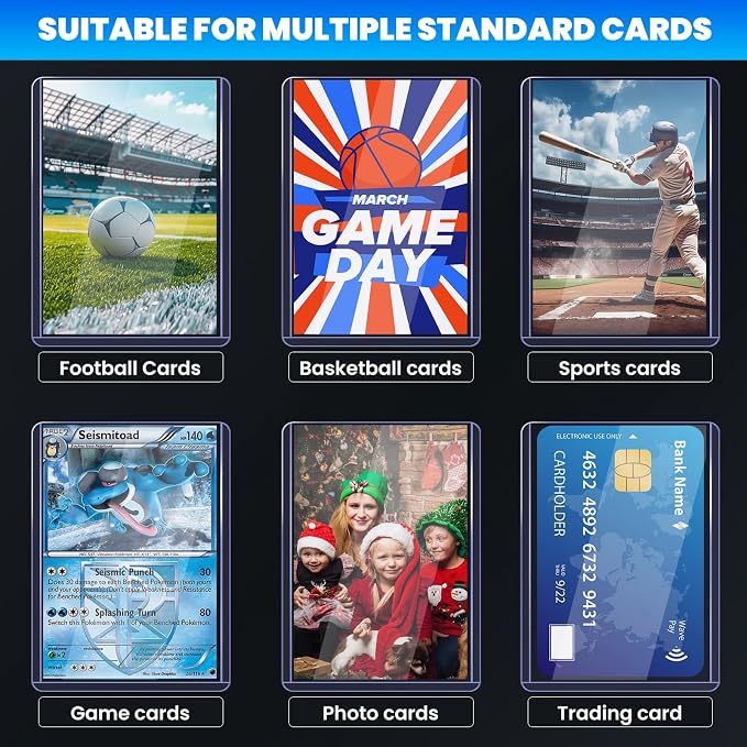 1200 Card Sleeves Top Loaders for Cards, Baseball Card Protectors, Trading Card - Image 7