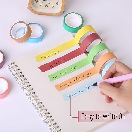 Mr. Pen- Washi Tape Set, 10 Rolls, 5.5 Yards/Roll | Washi Tape - Image 3
