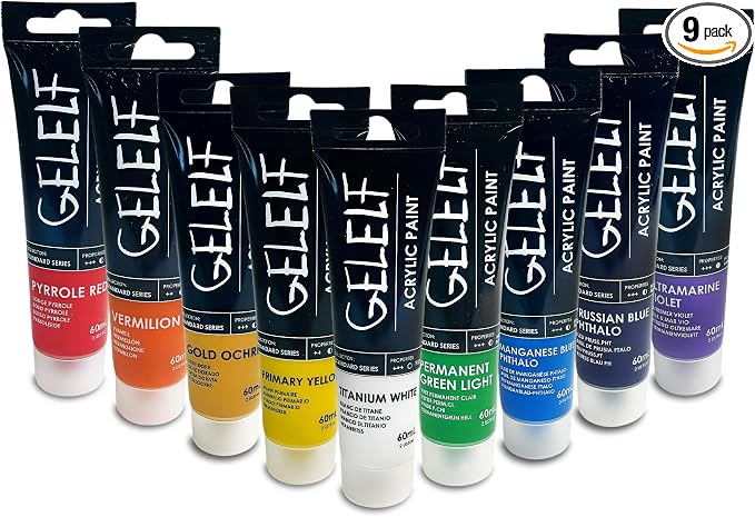 Acrylic Paint Gel Plates Printing Paint Perfect Transfer Special Acrylic Paint by GELELF