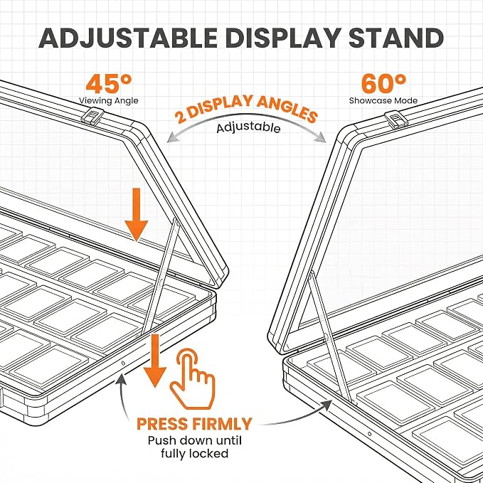 Card Display Case Aluminum Trade Show Display Case Large Portable Trading - Image 5
