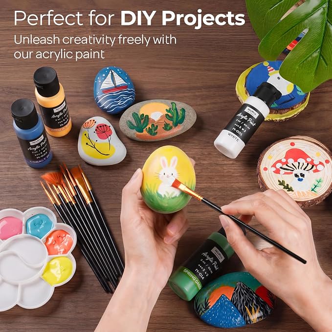 Nicpro Acrylic Paint Set, 24 Colors - Image 8