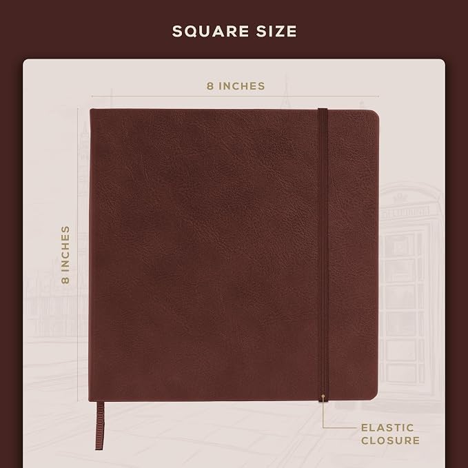 Beechmore Books Square Mixed Media Sketchbook - Image 3