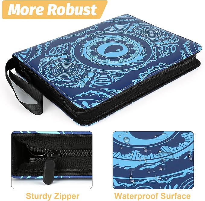 9-Pocket Card Binder for MTG, 720 Double Sided Pocket PU Trading Collection - Image 3