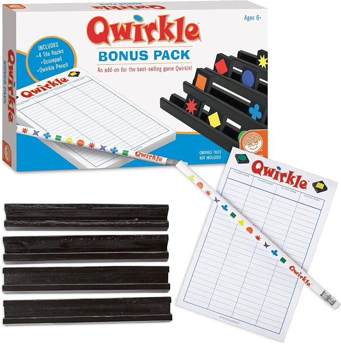 MindWare Qwirkle Bonus Pack Board Game | A fast, replayable board game. by MindWare
