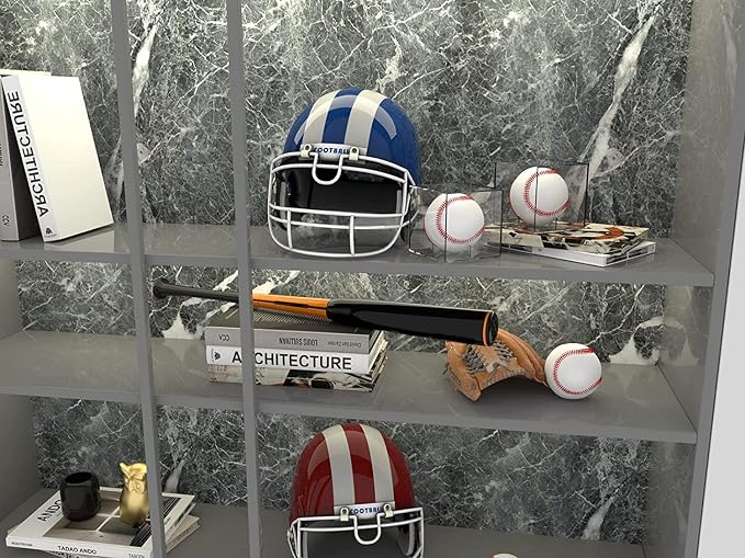Baseball Display Case, 24 Pack Clear Acrylic Cube Holder Set | Dustproof Clear - Image 4