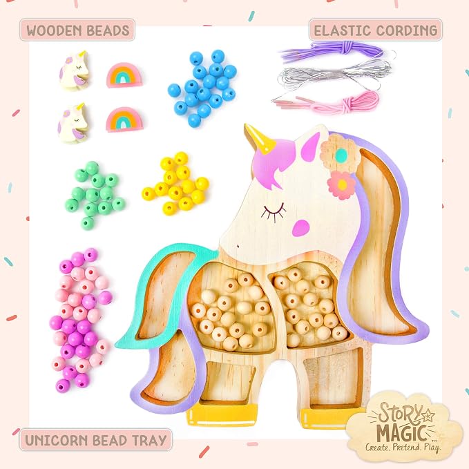 Story Magic Unicorn Bead Set by Horizon Group USA, Create Your Own Magical - Image 2