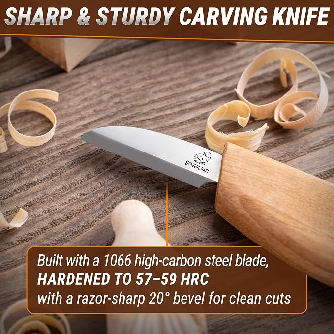 BeaverCraft Whittling Kit for Beginners, Wood Carving Kit for Beginners - Image 3