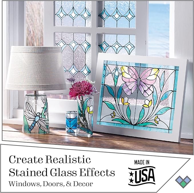 Gallery Glass, Amethyst Stained Glass 2 fl oz Brilliant Smooth Finish Paint - Image 3