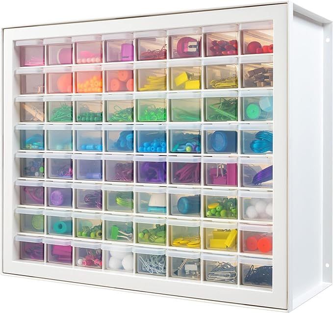 IRIS USA 64-Drawer Screw Organizer, Made in USA, Storage Chest by IRISUSA
