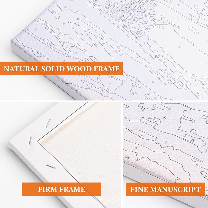 Fountor Framed Paint by Numbers Kit - Image 5