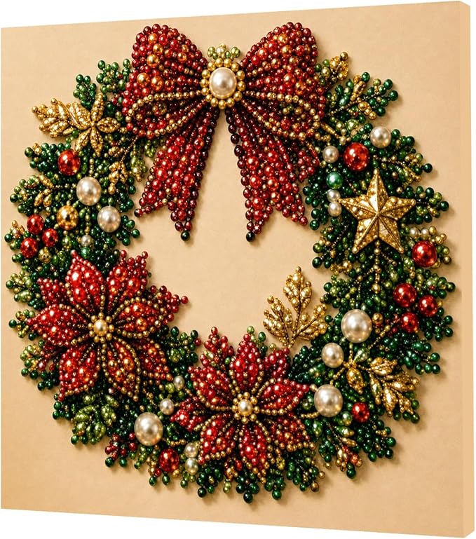 POETRYDRAW Christmas Decor Reindeer Pearl Art Kit - Image 6