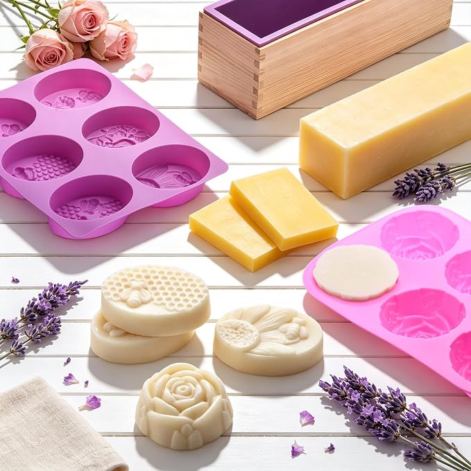 Soap Making Kit for Adults All-in-One Soap Making Supplies Includes Melt & Pour - Image 3