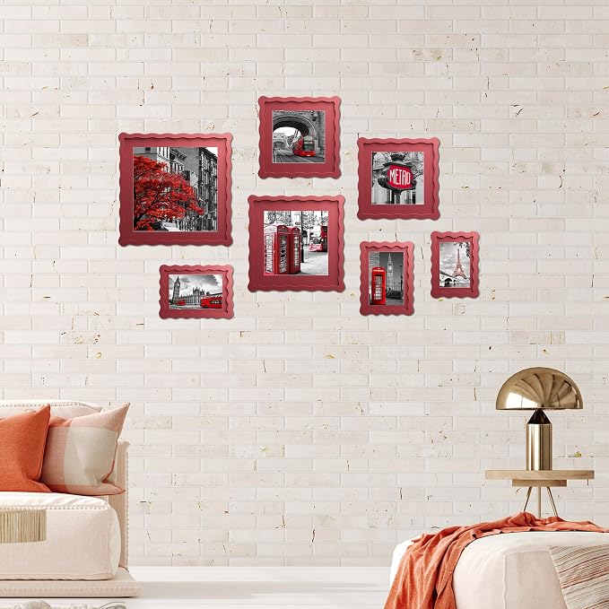 10x10 Wavy Picture Frame With Mat - Image 5