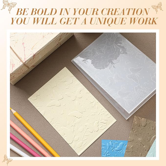 Geiserailie 1 Pcs Embossing Folders 2d/3D Embossing Machine Template Paper Card - Image 5