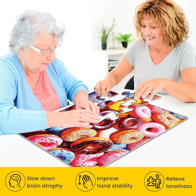 6 Packs 16 Piece Large Piece Jigsaw Puzzle Dementia Alzheimer's Products and - Image 5