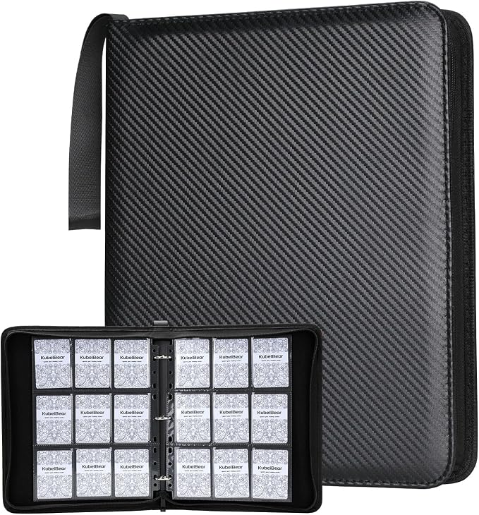 Card Binder – 720 Capacity, Zippered Trading Card Holder - Image 7
