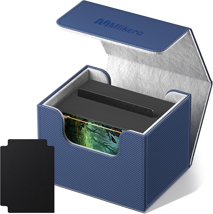Mlikero Card Deck Box, Commander Deck Box Holds 100+ Double-Sleeved Cards by Mlikero