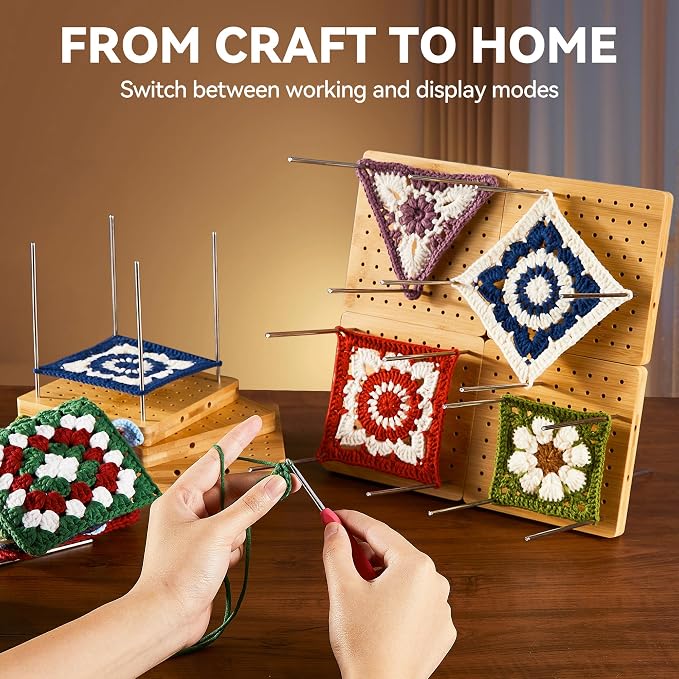 4-Pack 4.7" Crochet Blocking Boards - Image 6