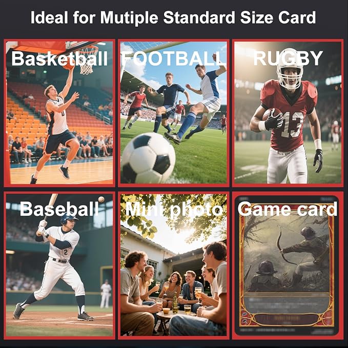 500 Counts Card Sleeves for Trading Cards, Premium Matte Standard Size Card - Image 5