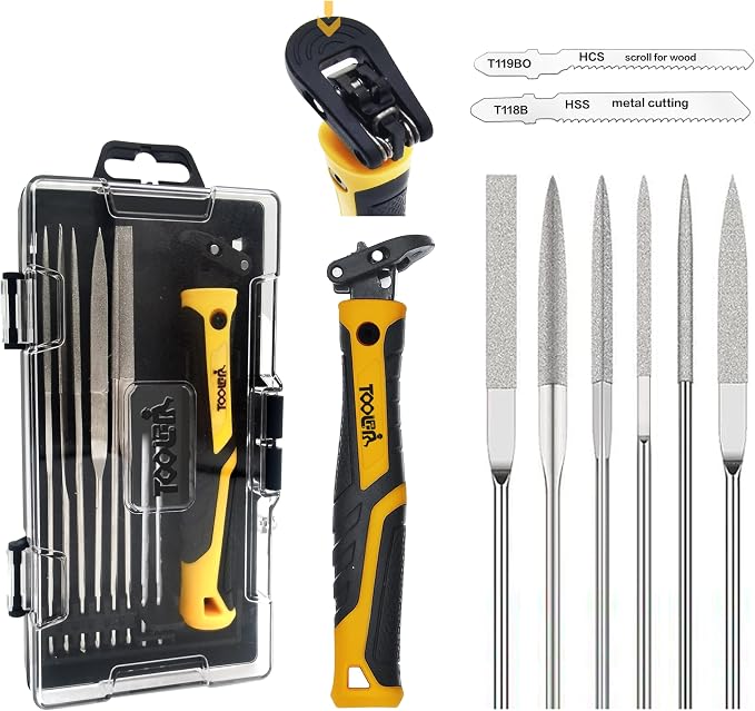 TOOLAN: 8-In-1 Needle File & Saw Set by TOOLANTOOLS