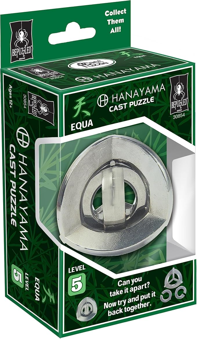 BePuzzled | Equa Hanayama Metal Brainteaser Puzzle Mensa Rated Level 5 - Image 7