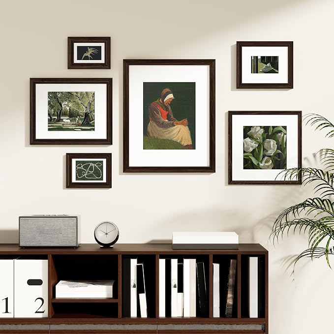 Vittanly 4x6 Picture Frames Set of 2, Ornate Vintage Photo Frame - Image 2