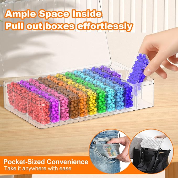 Bead Organizer Box, Craft Storage Box - Image 6