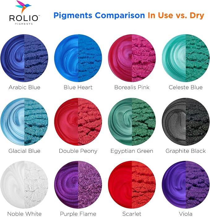 Rolio Mica Powder Pearlescent Color Pigment - Image 2