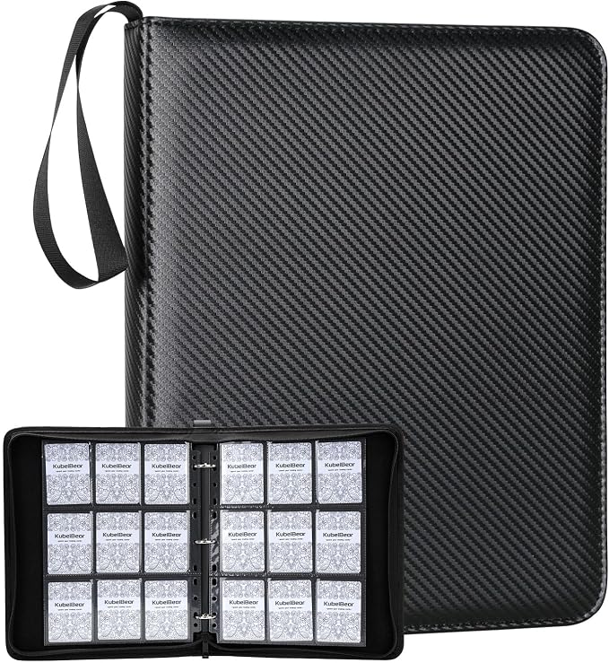 Card Binder – 720 Capacity, Zippered Trading Card Holder by Unknown